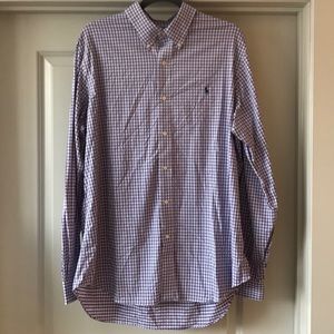EUC Ralph Lauren Classic Fit Dress Shirt Plaid